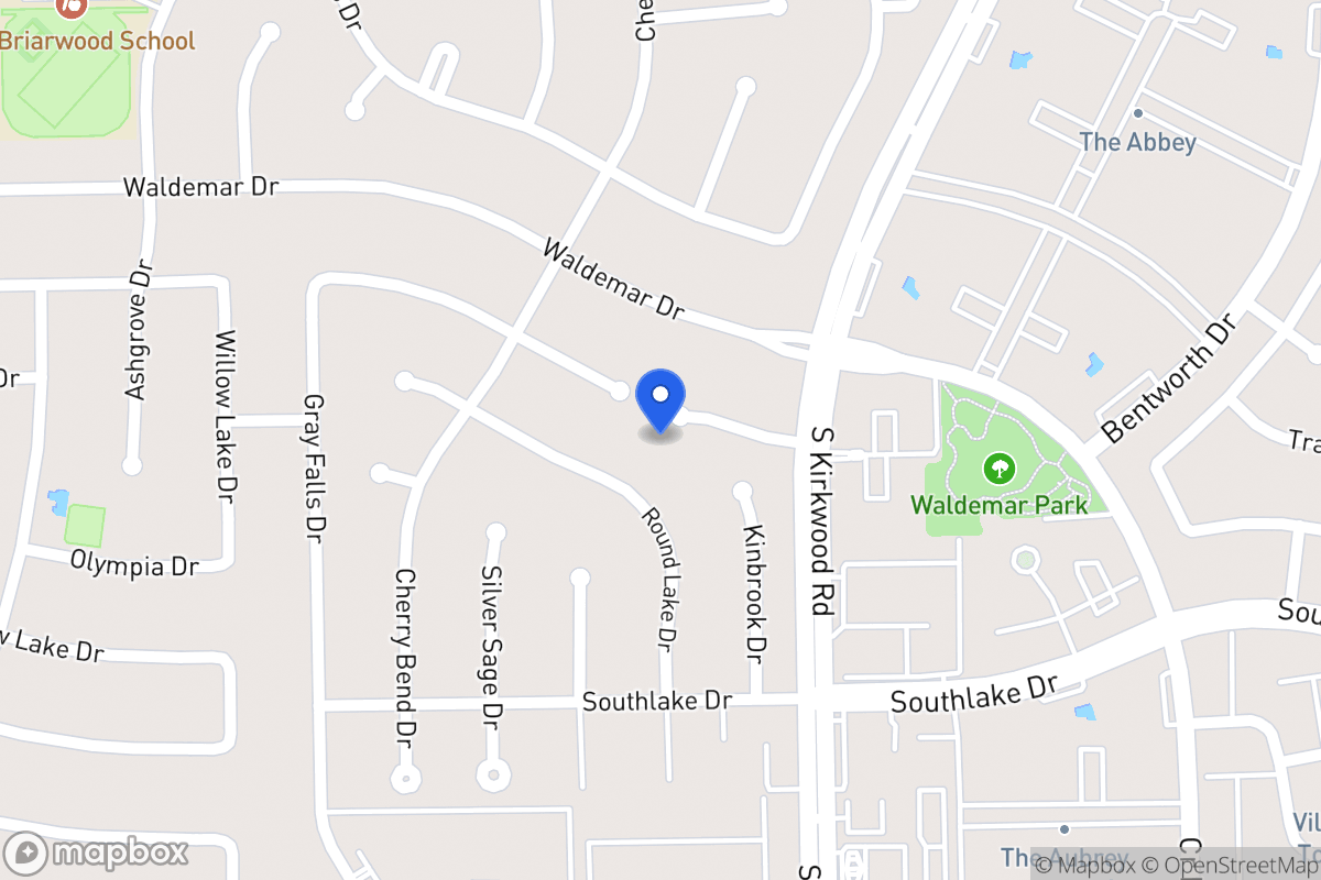 Map of 11827 Poplar Creek Dr, Houston