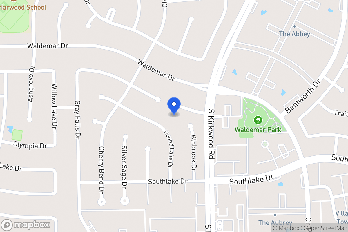 Map of 11823 Poplar Creek Dr, Houston
