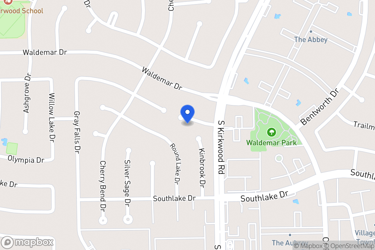 Map of 11819 Poplar Creek Dr, Houston