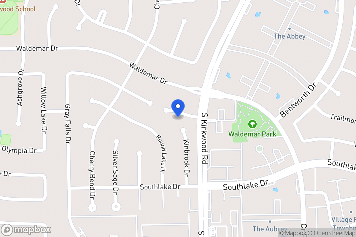 Map of 11815 Poplar Creek Dr, Houston