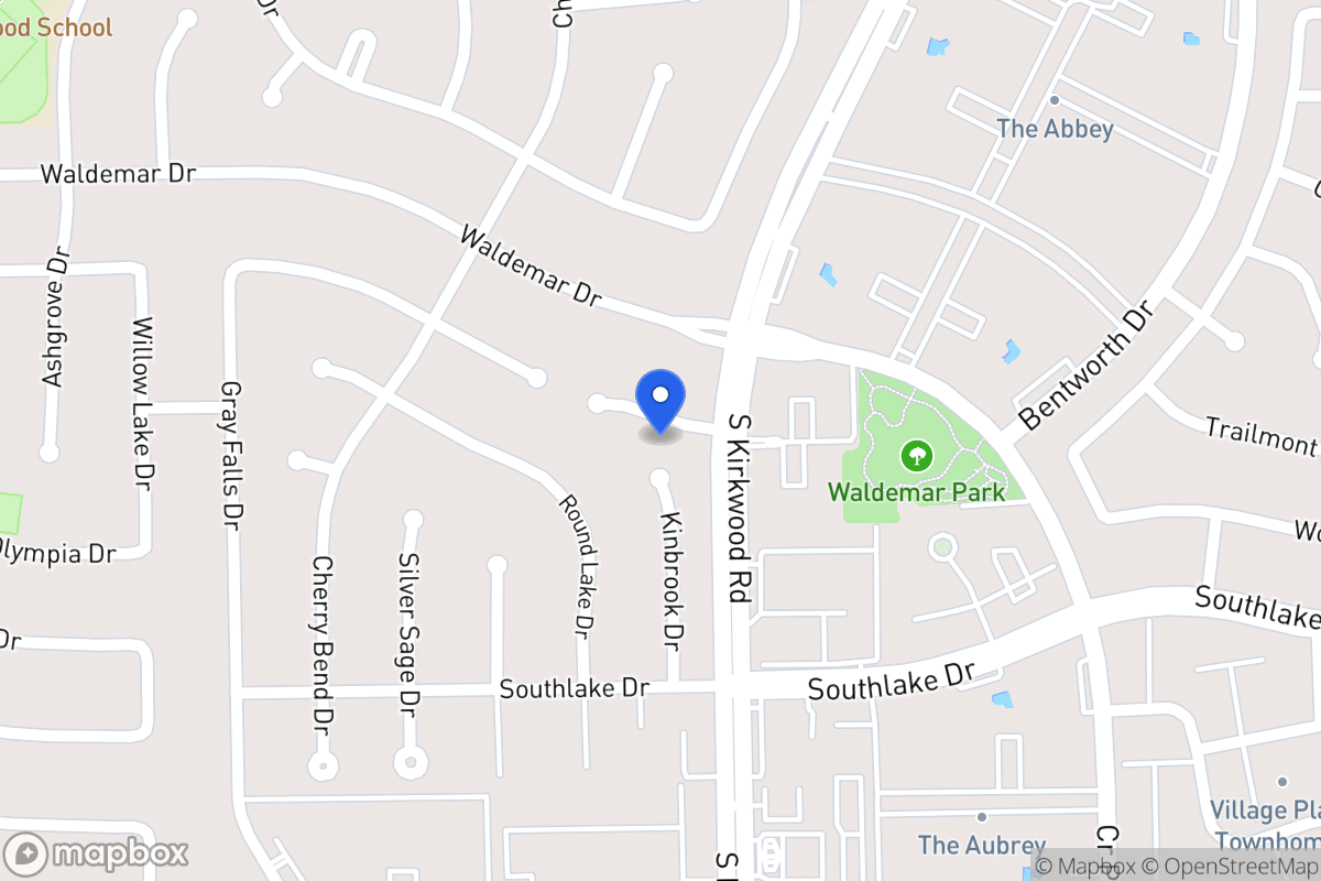 Map of 11811 Poplar Creek Dr, Houston