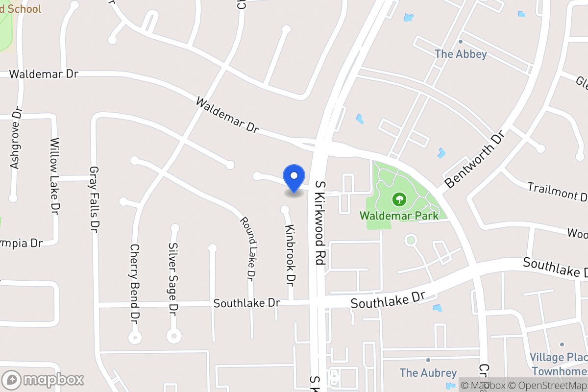 Map of 11807 Poplar Creek Dr, Houston