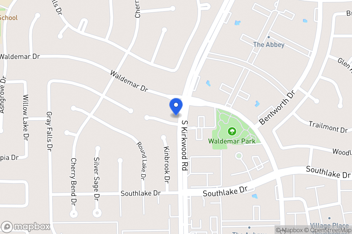 Map of 11802 Poplar Creek Dr, Houston