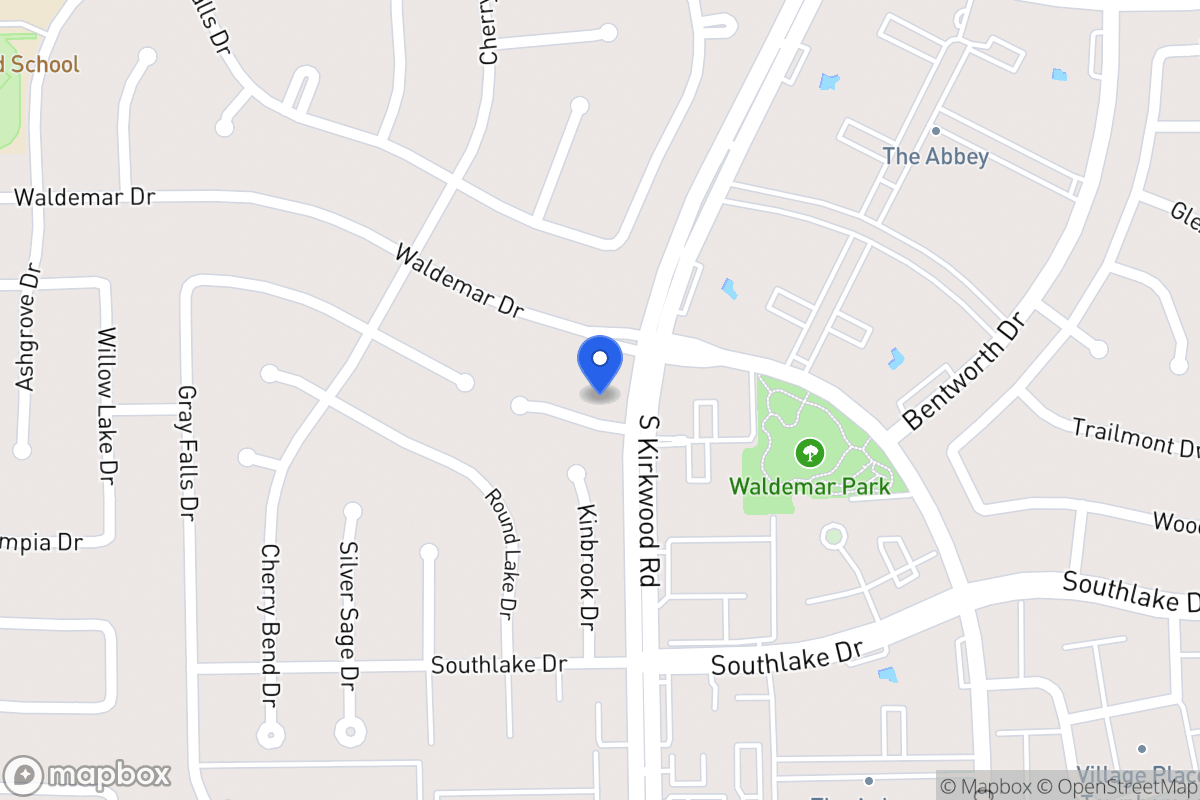 Map of 11810 Poplar Creek Dr, Houston