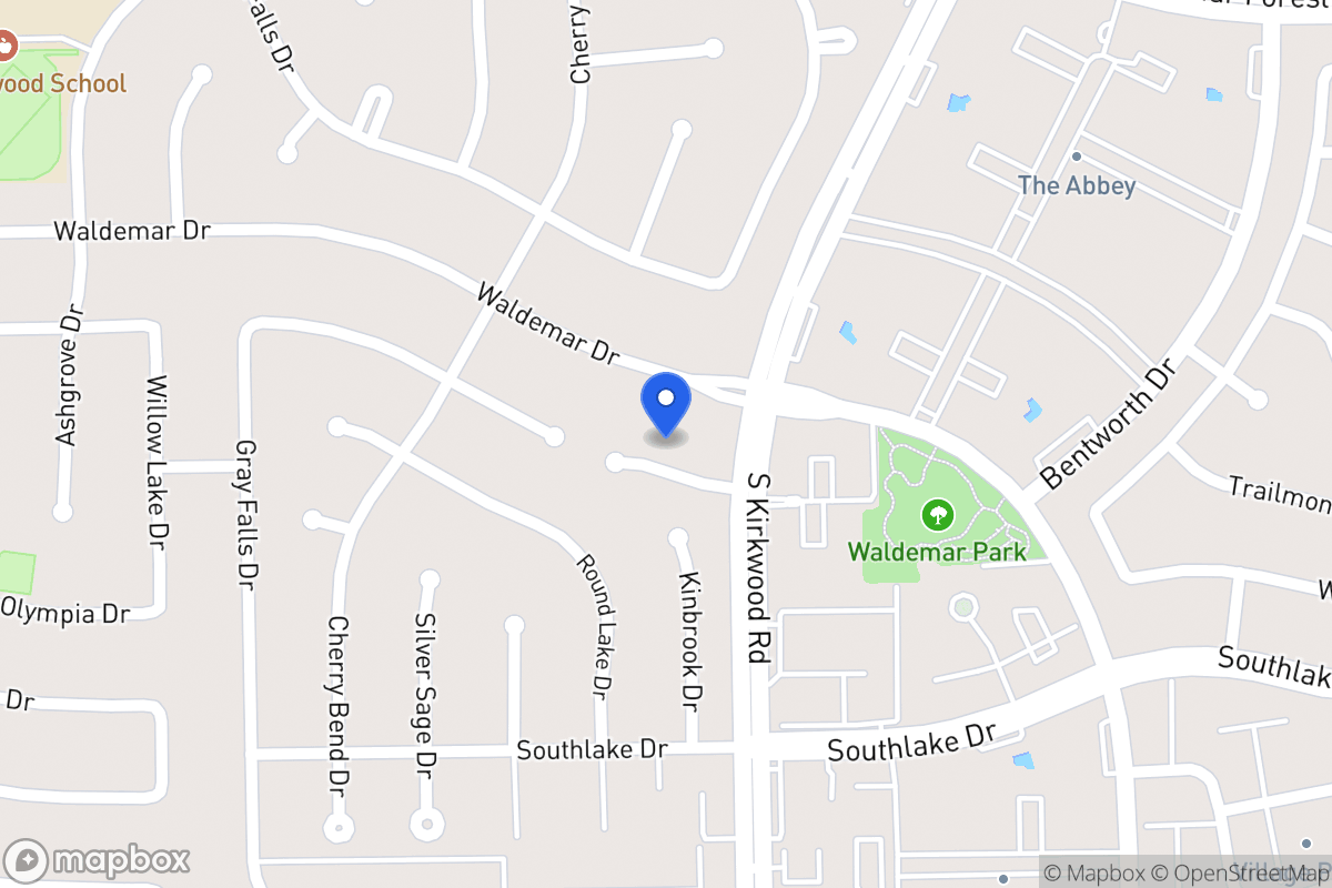 Map of 11818 Poplar Creek Dr, Houston