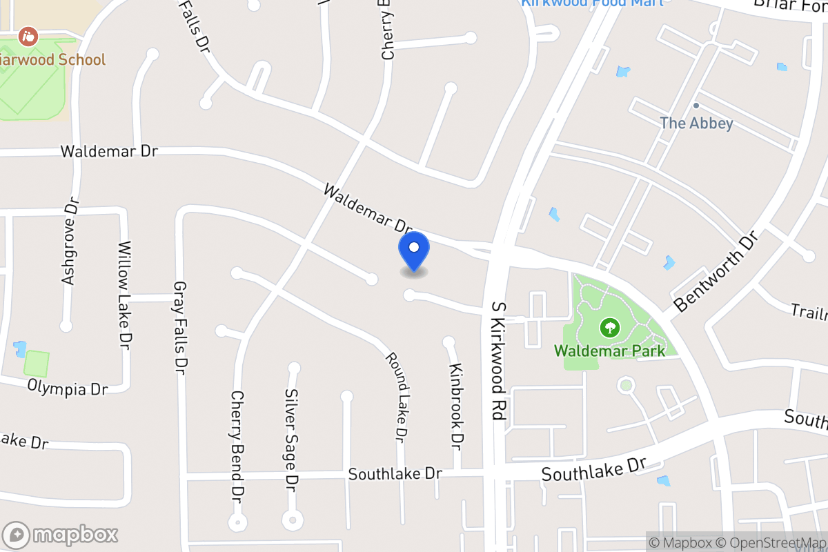 Map of 11826 Poplar Creek Dr, Houston