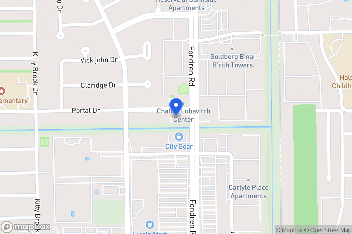 Map of 11000 Fondren Rd, Houston