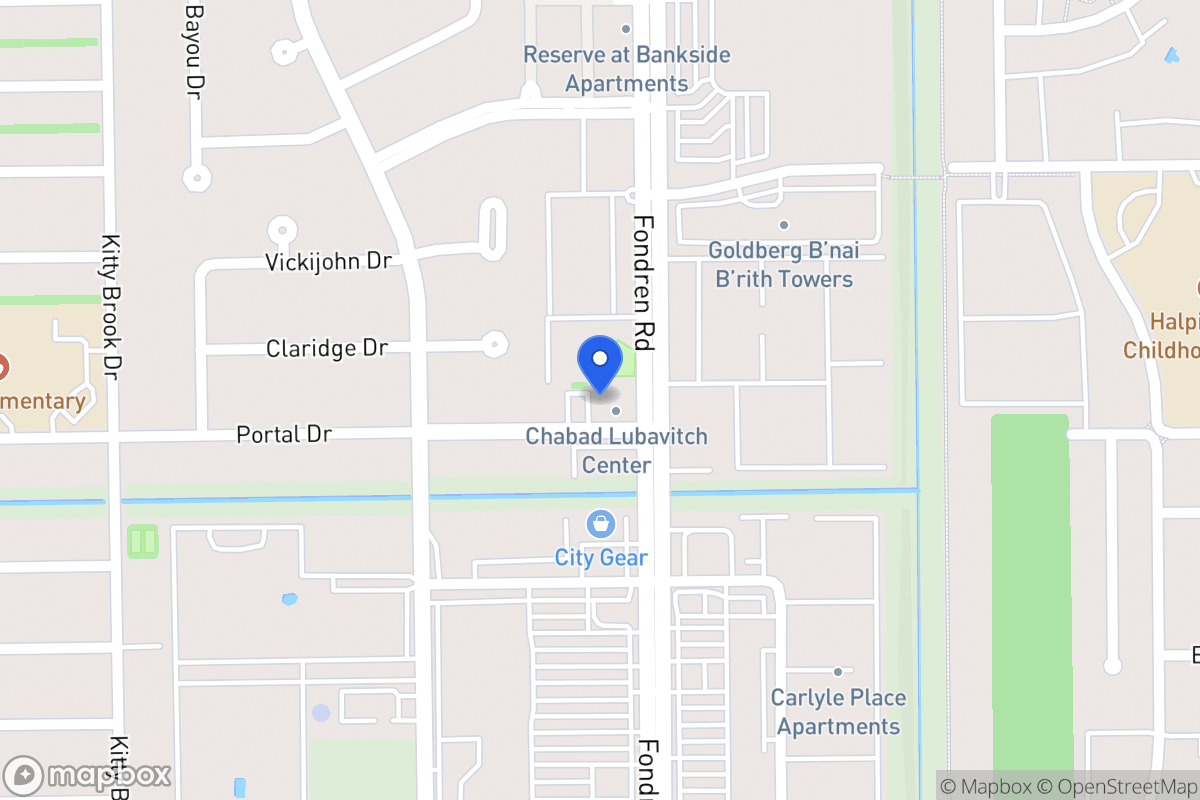 Map of 10950 Fondren Rd, Houston