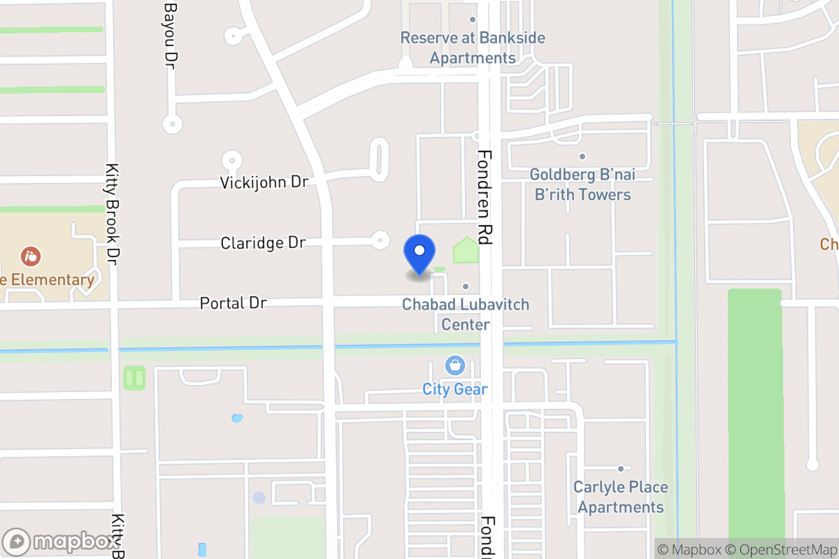 Map of 7600 Portal Dr, Houston