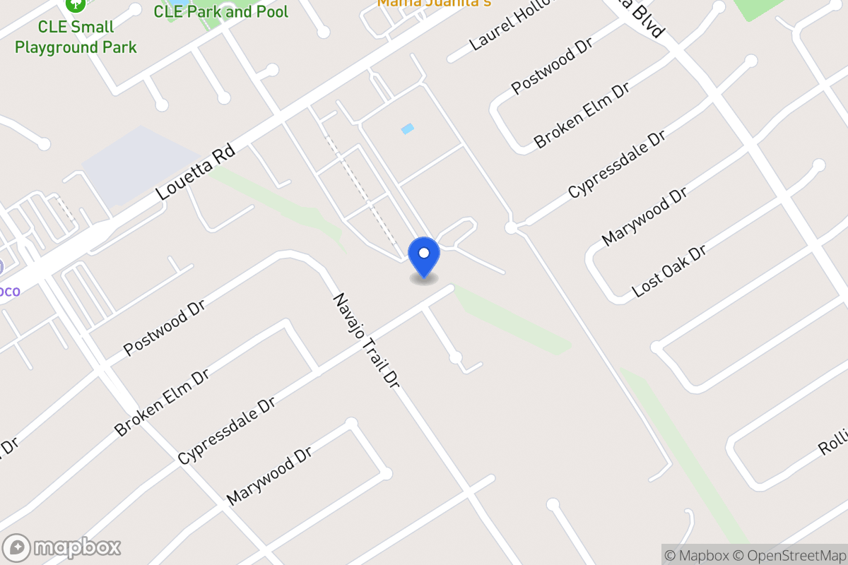 Map of 3710 Cypressdale Dr, Spring