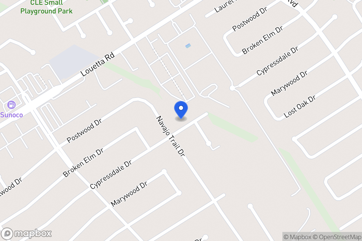 Map of 3718 Cypressdale Dr, Spring