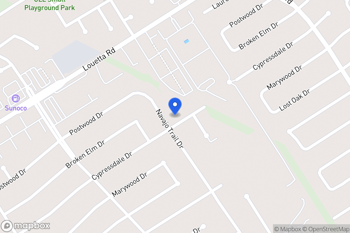 Map of 3722 Cypressdale Dr, Spring