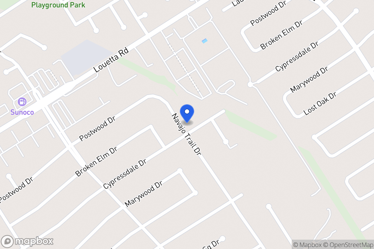 Map of 3726 Cypressdale Dr, Spring