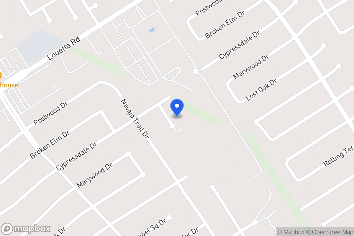 Map of 18206 Mantana Dr, Spring