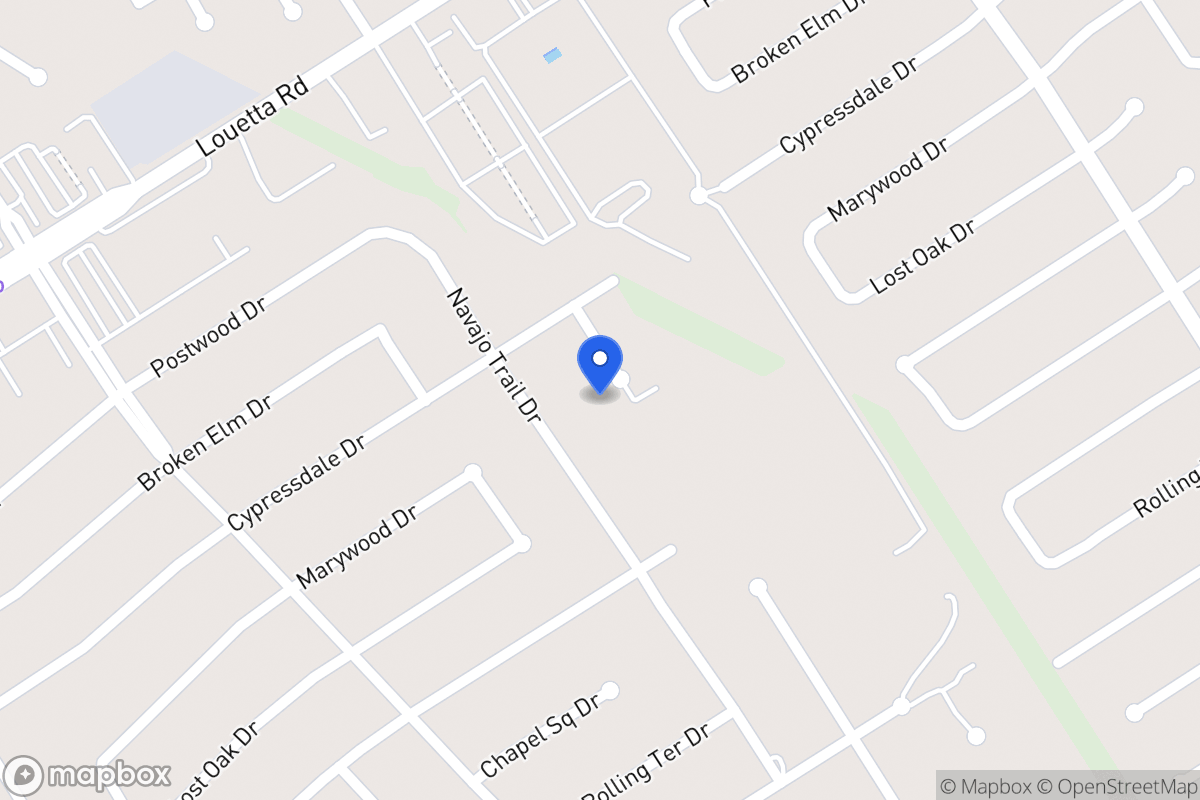 Map of 18203 Mantana Dr, Spring