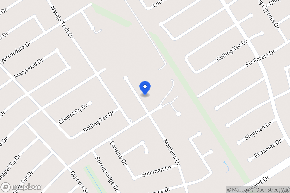 Map of 17910 Mantana Dr, Spring