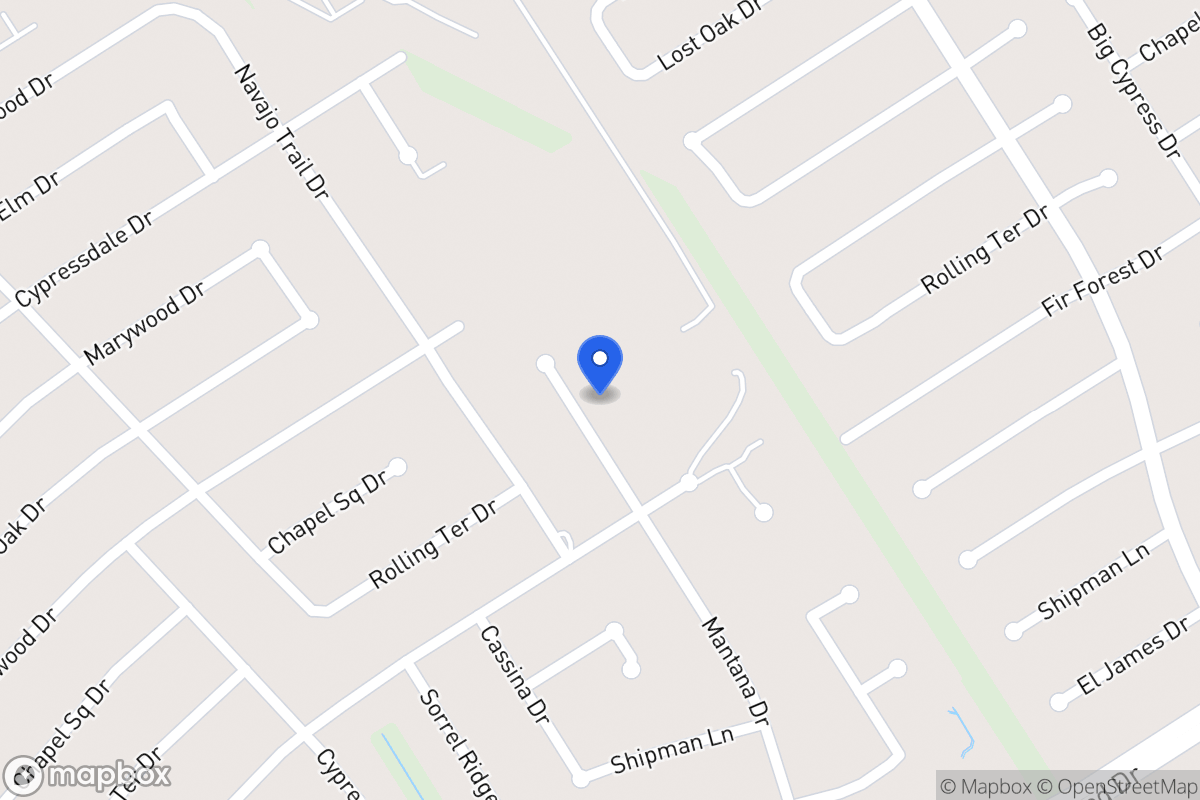 Map of 18002 Mantana Dr, Spring