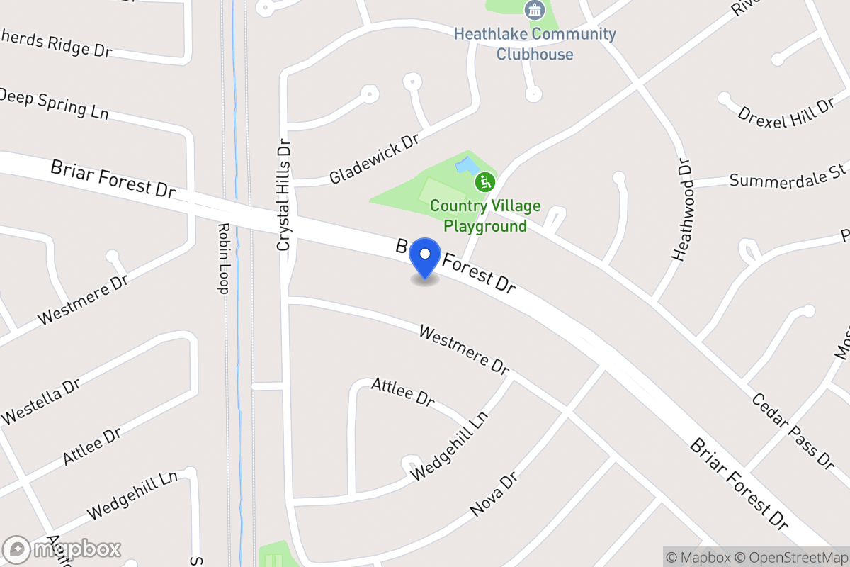 Map of 12211 Briar Forest Dr, Houston
