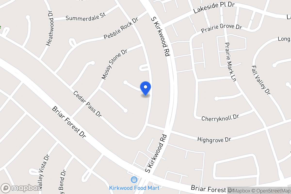 Map of 11803 Drexelbrook Dr, Houston