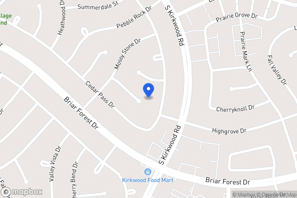 Map of 11806 Chase Lake Dr, Houston