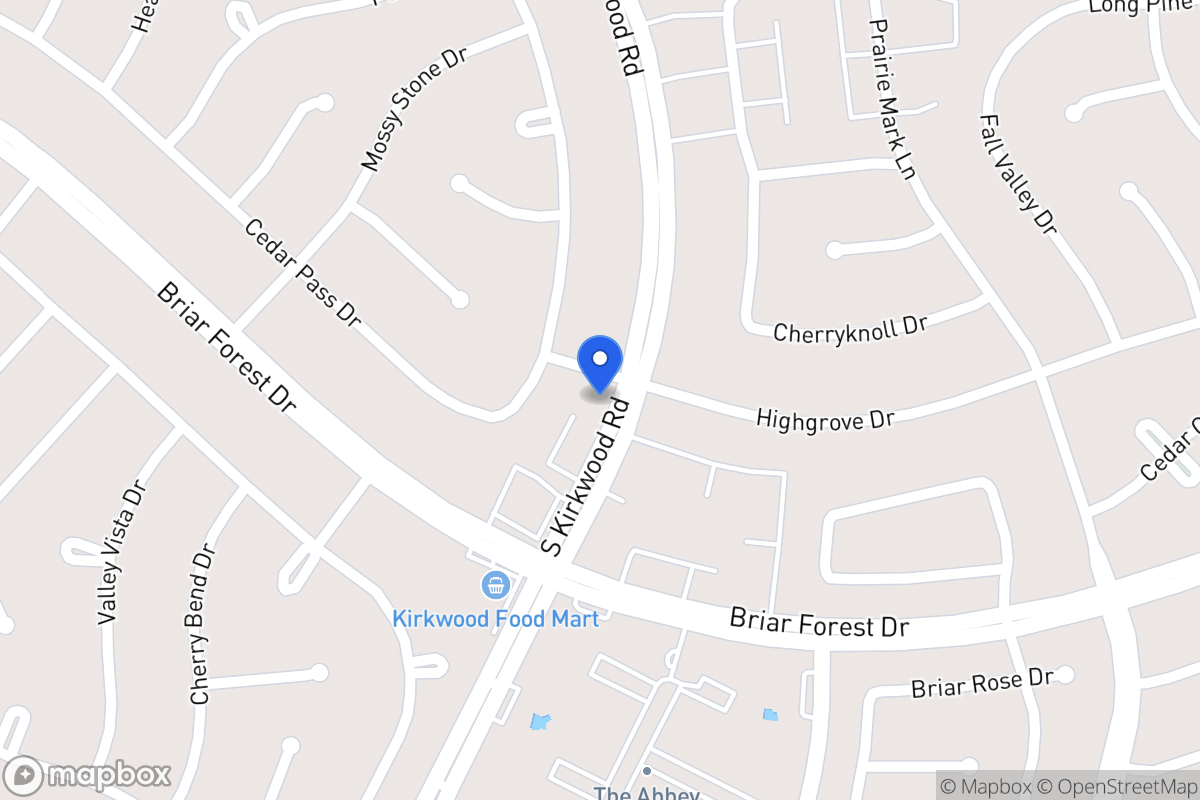 Map of 11803 Highgrove Dr, Houston