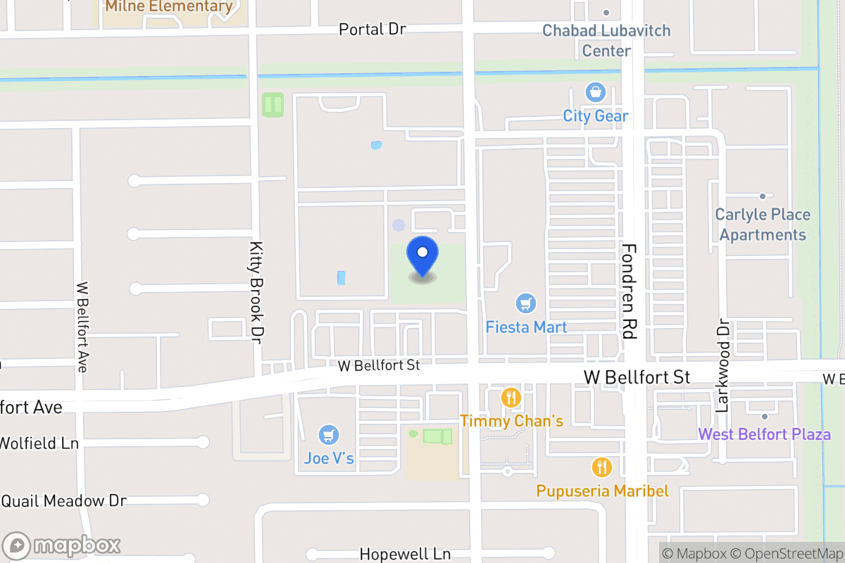 Map of 11250 Braesridge Dr, Houston