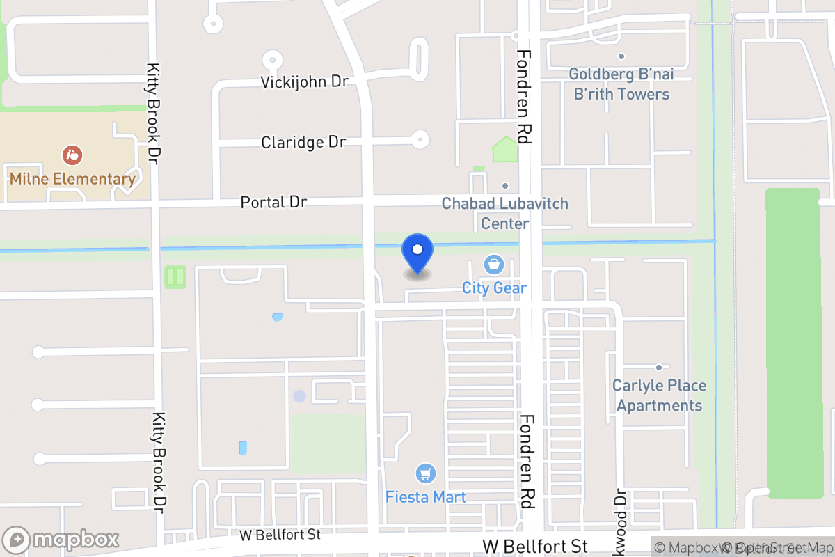 Map of 11113 Braesridge Dr, Houston