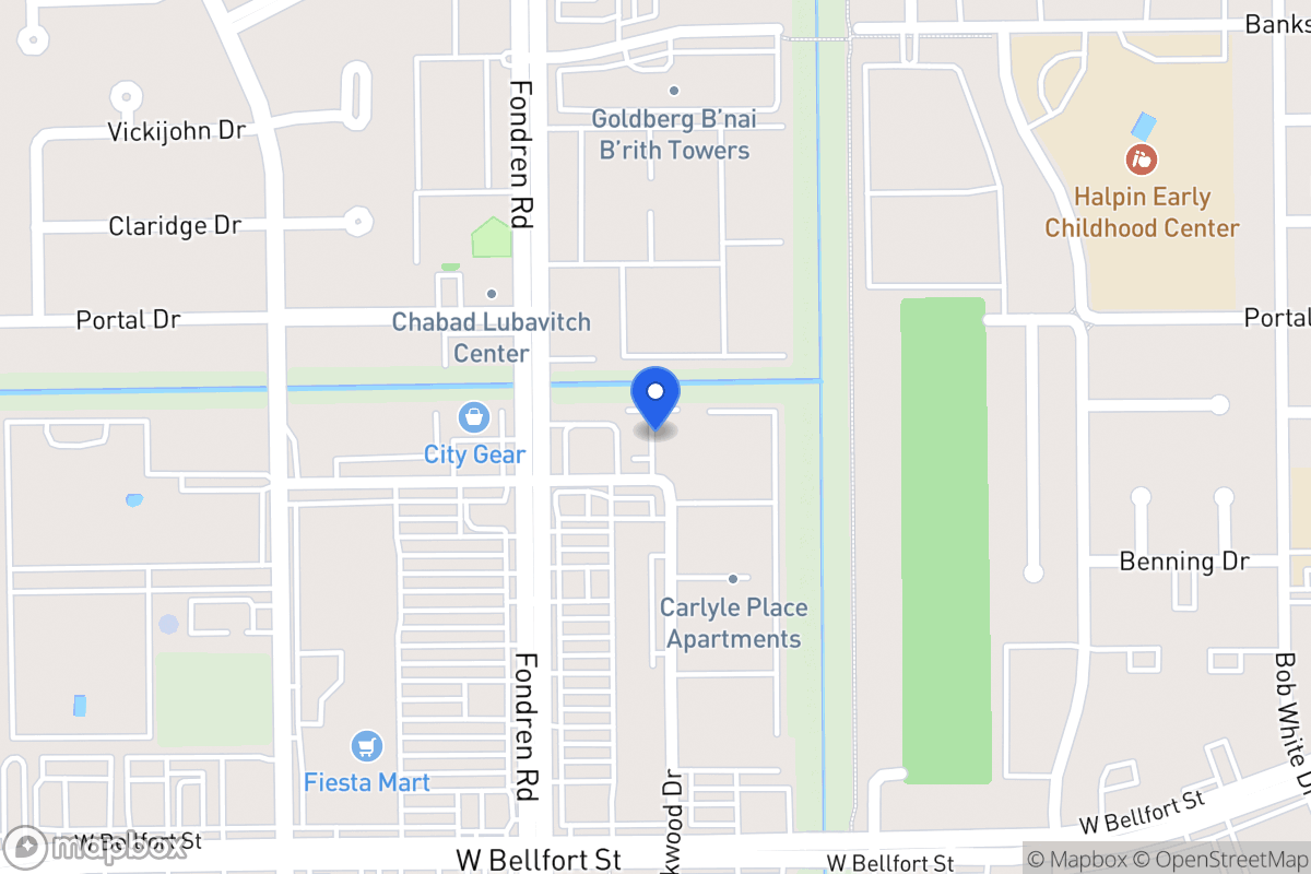 Map of 6600 Sanford Rd, Houston