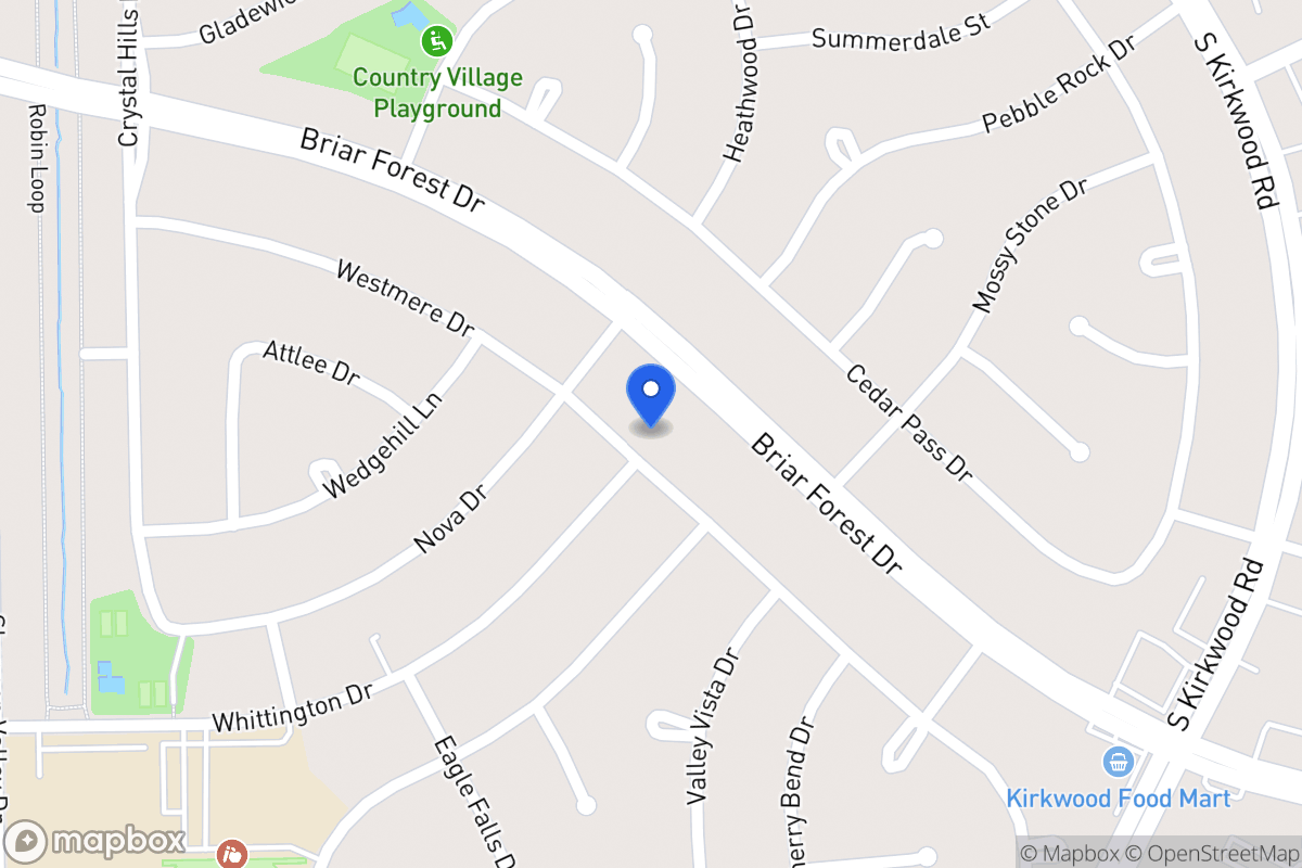 Map of 11920 Westmere Dr, Houston