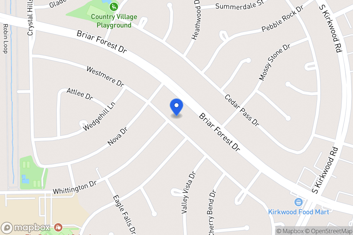 Map of 11918 Westmere Dr, Houston