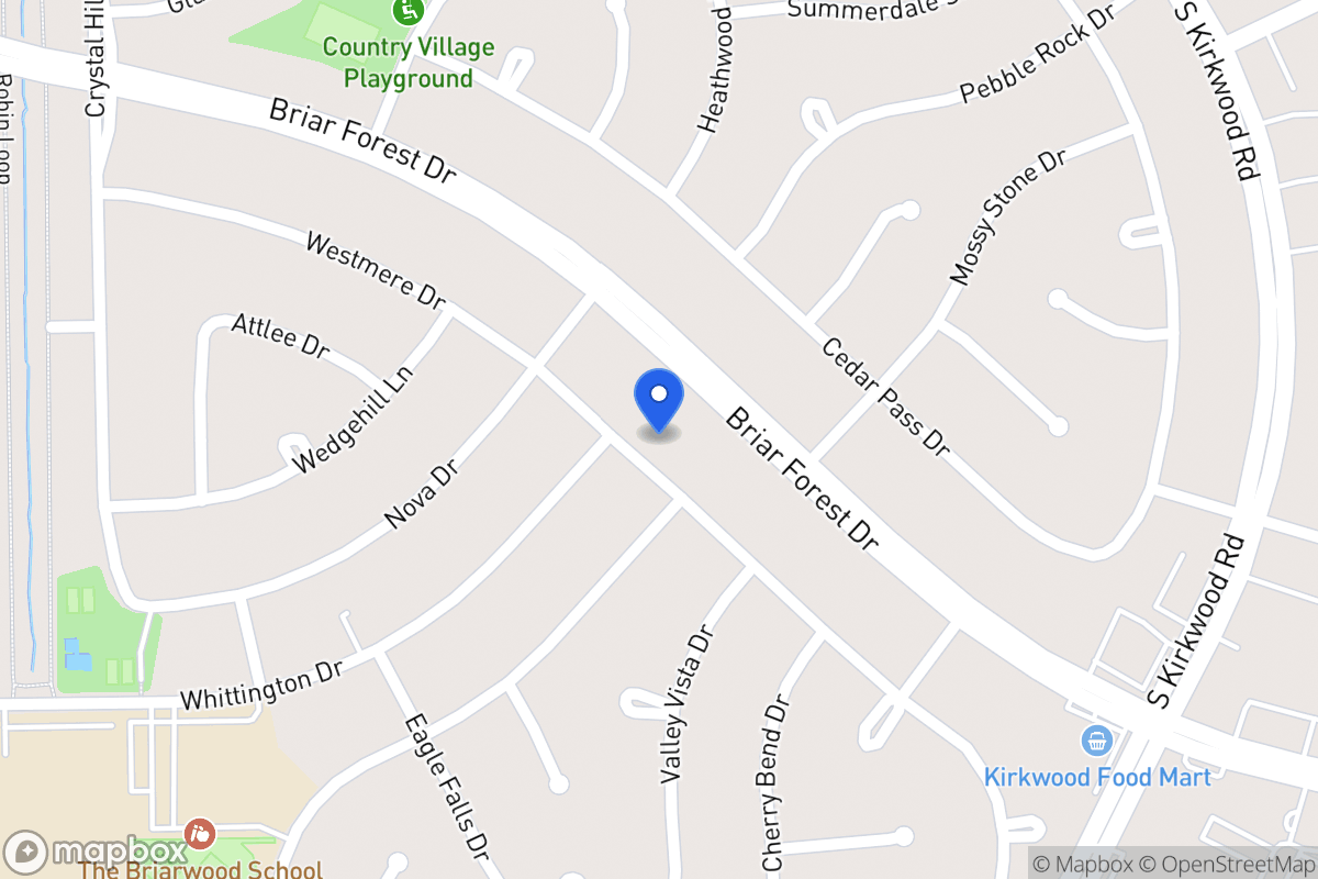 Map of 11916 Westmere Dr, Houston
