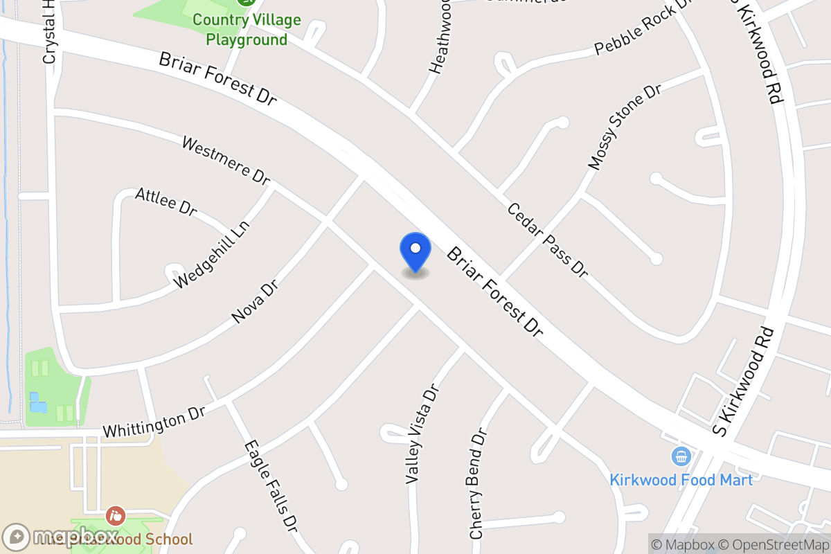 Map of 11914 Westmere Dr, Houston