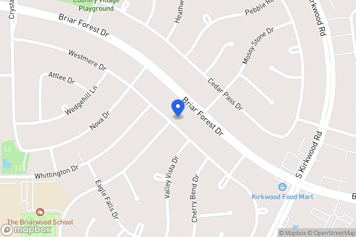 Map of 11910 Westmere Dr, Houston
