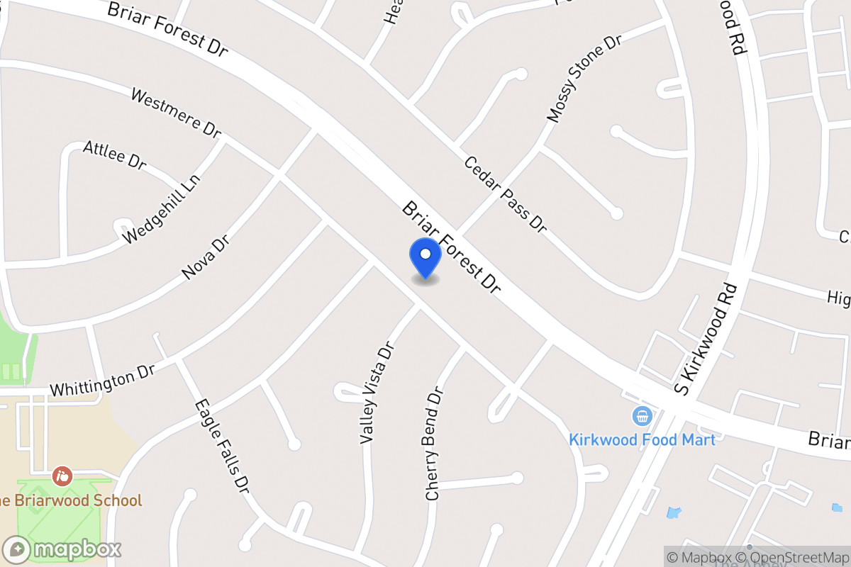 Map of 11904 Westmere Dr, Houston