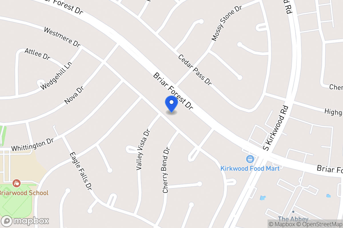 Map of 11870 Westmere Dr, Houston