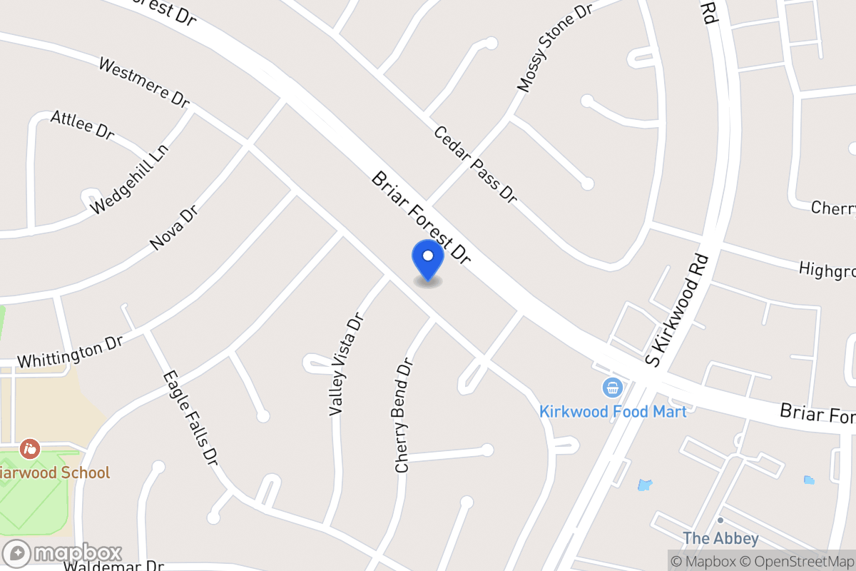 Map of 11866 Westmere Dr, Houston