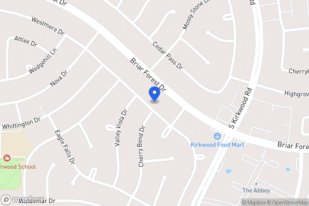 Map of 11862 Westmere Dr, Houston