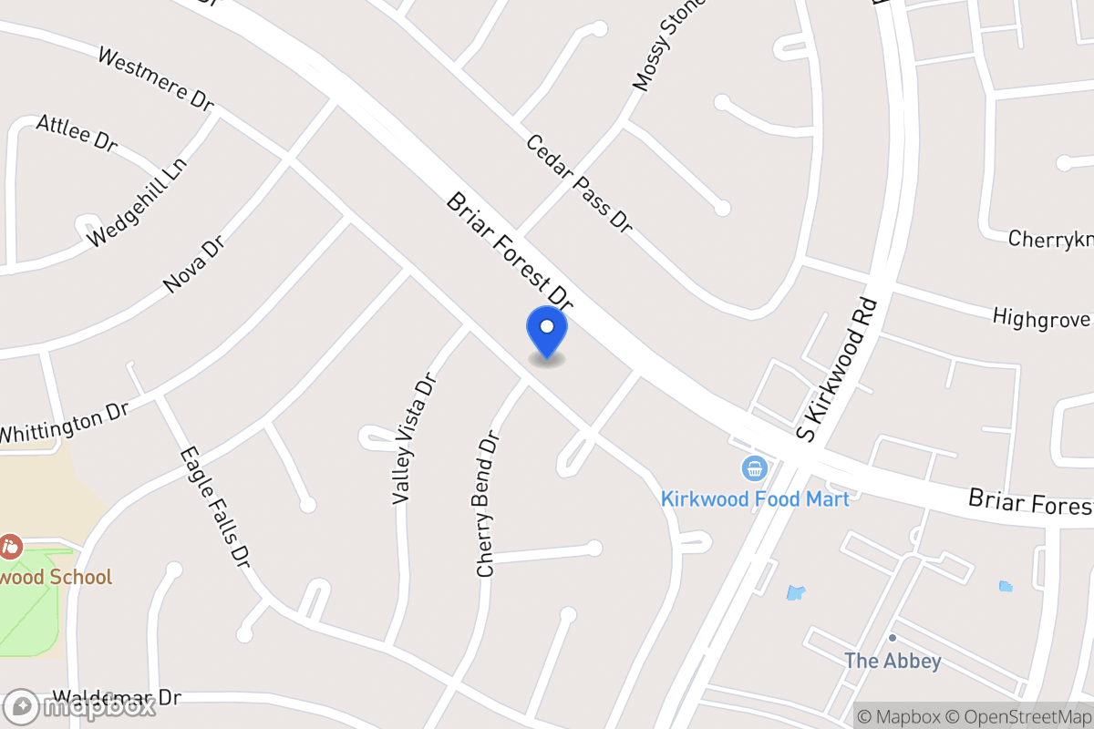 Map of 11858 Westmere Dr, Houston