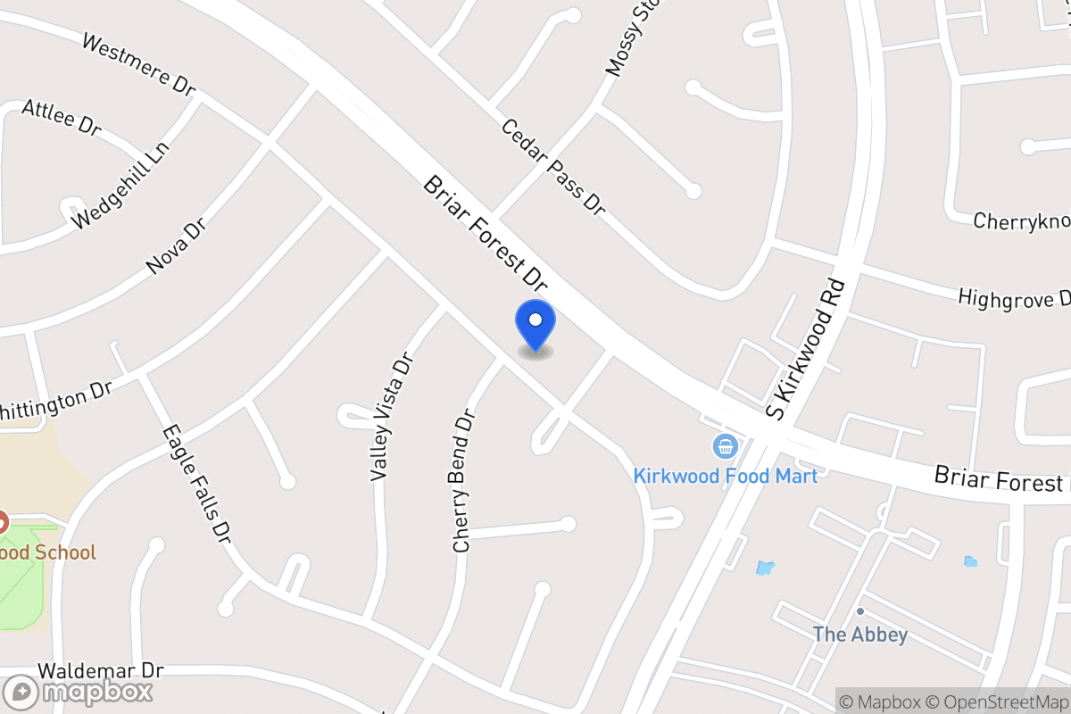Map of 11854 Westmere Dr, Houston