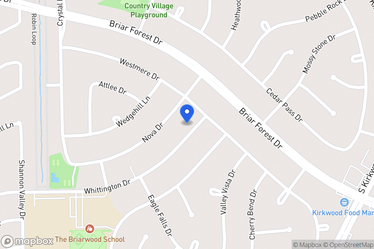Map of 12006 Whittington Dr, Houston