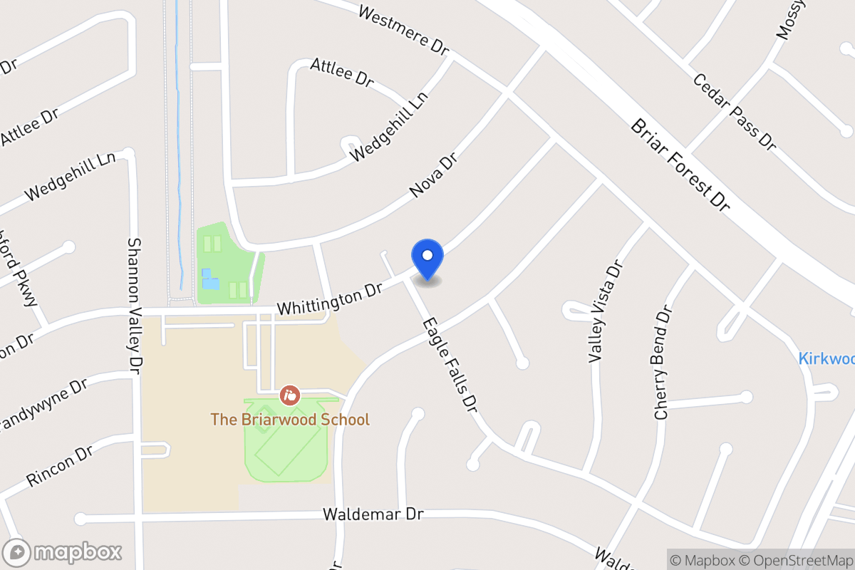 Map of 12027 Whittington Dr, Houston