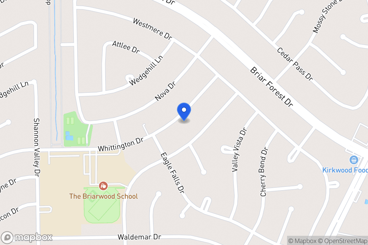Map of 12019 Whittington Dr, Houston
