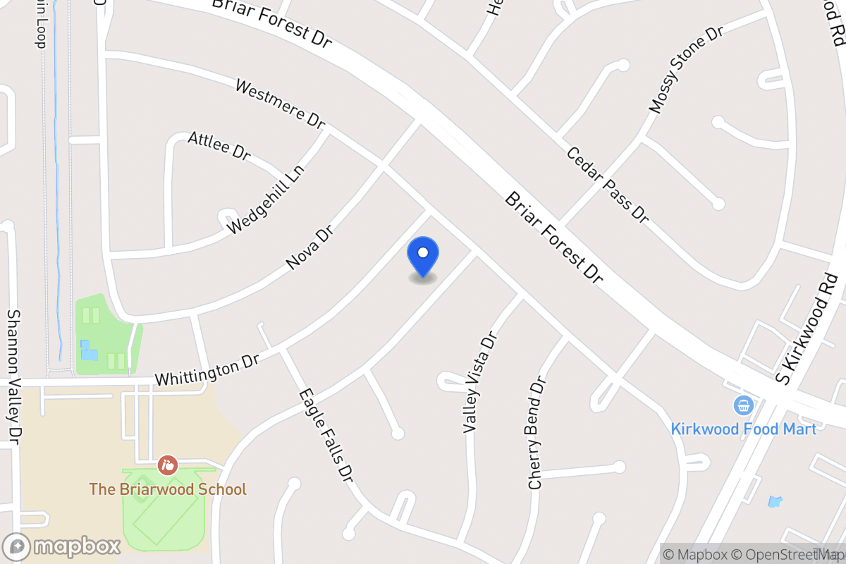 Map of 12014 Sugar Springs Dr, Houston