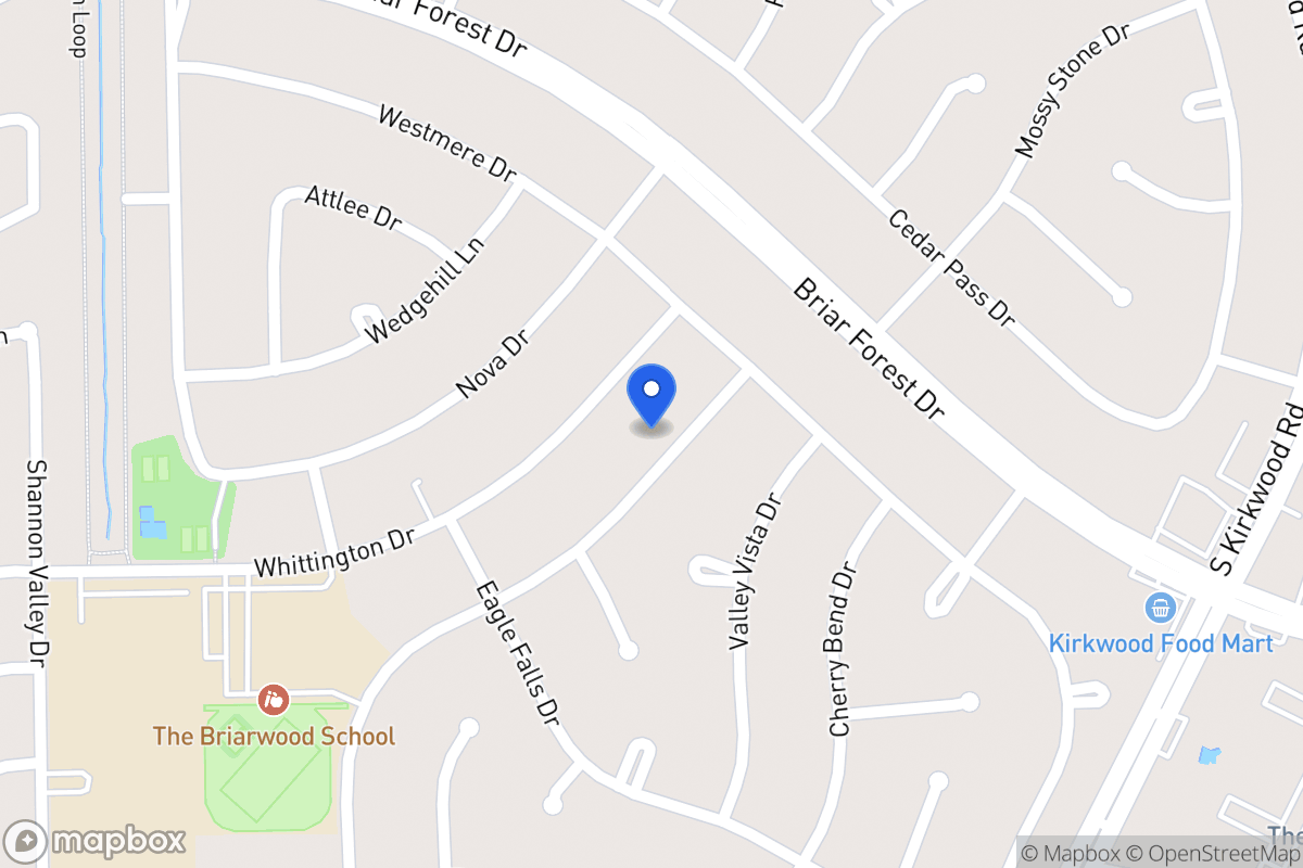 Map of 12018 Sugar Springs Dr, Houston