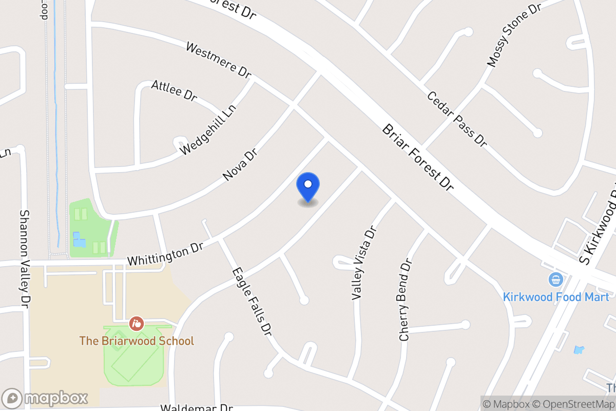 Map of 12022 Sugar Springs Dr, Houston