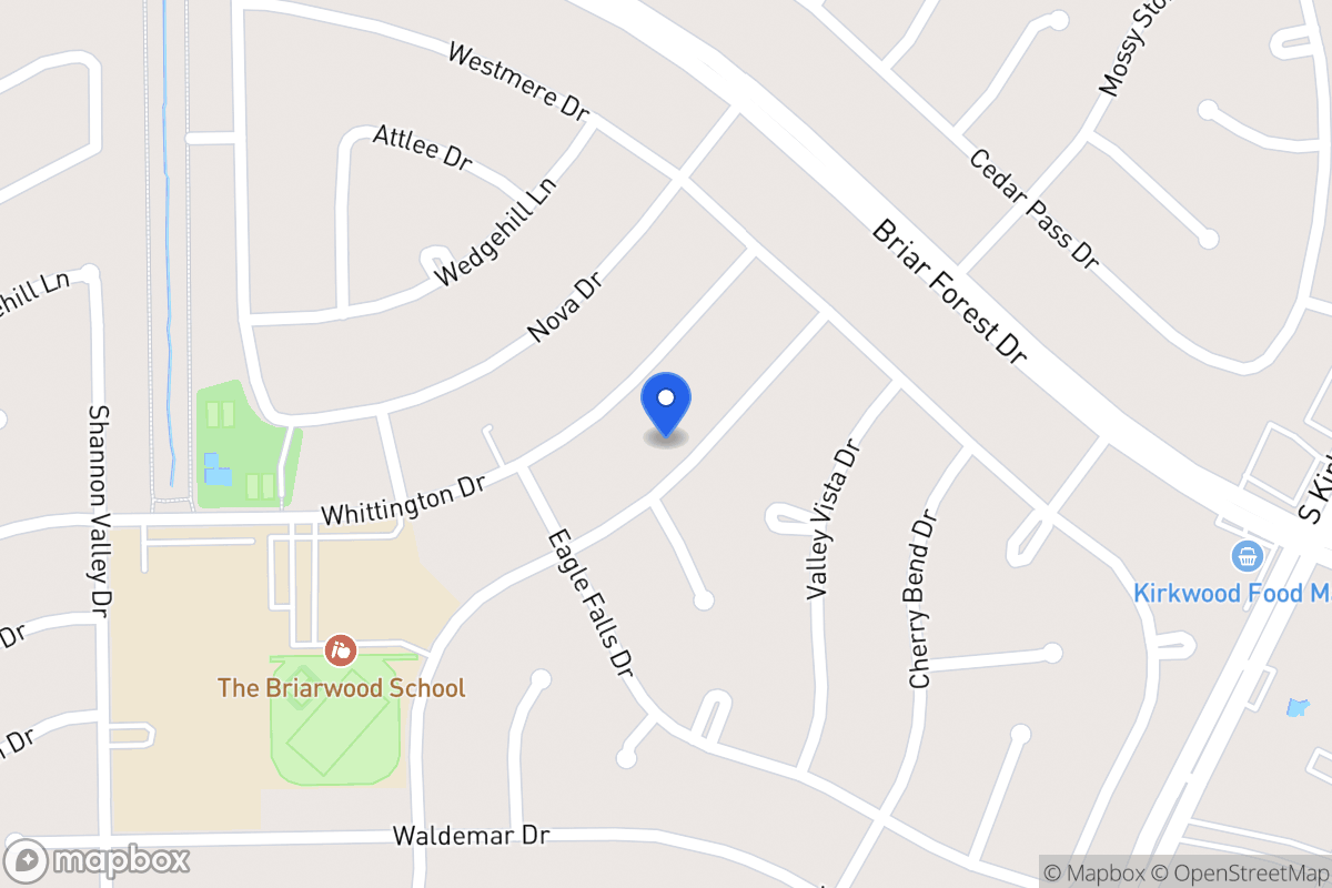 Map of 12034 Sugar Springs Dr, Houston