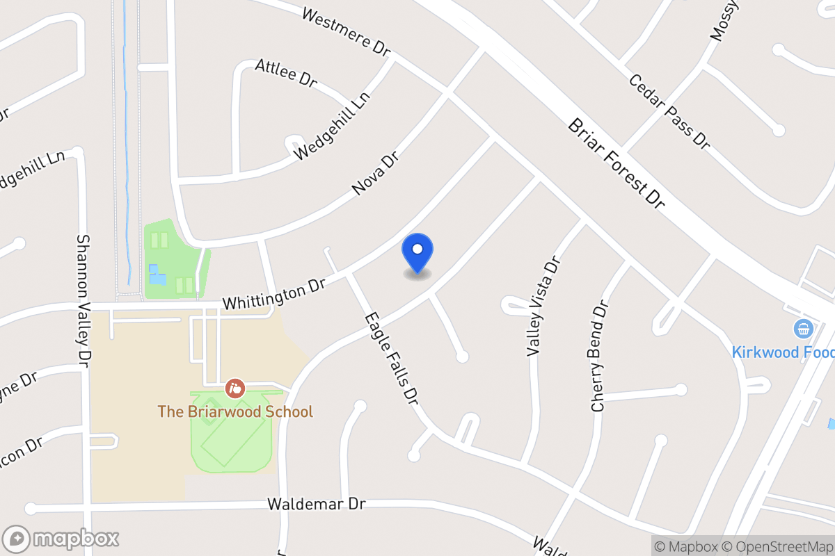 Map of 12042 Sugar Springs Dr, Houston
