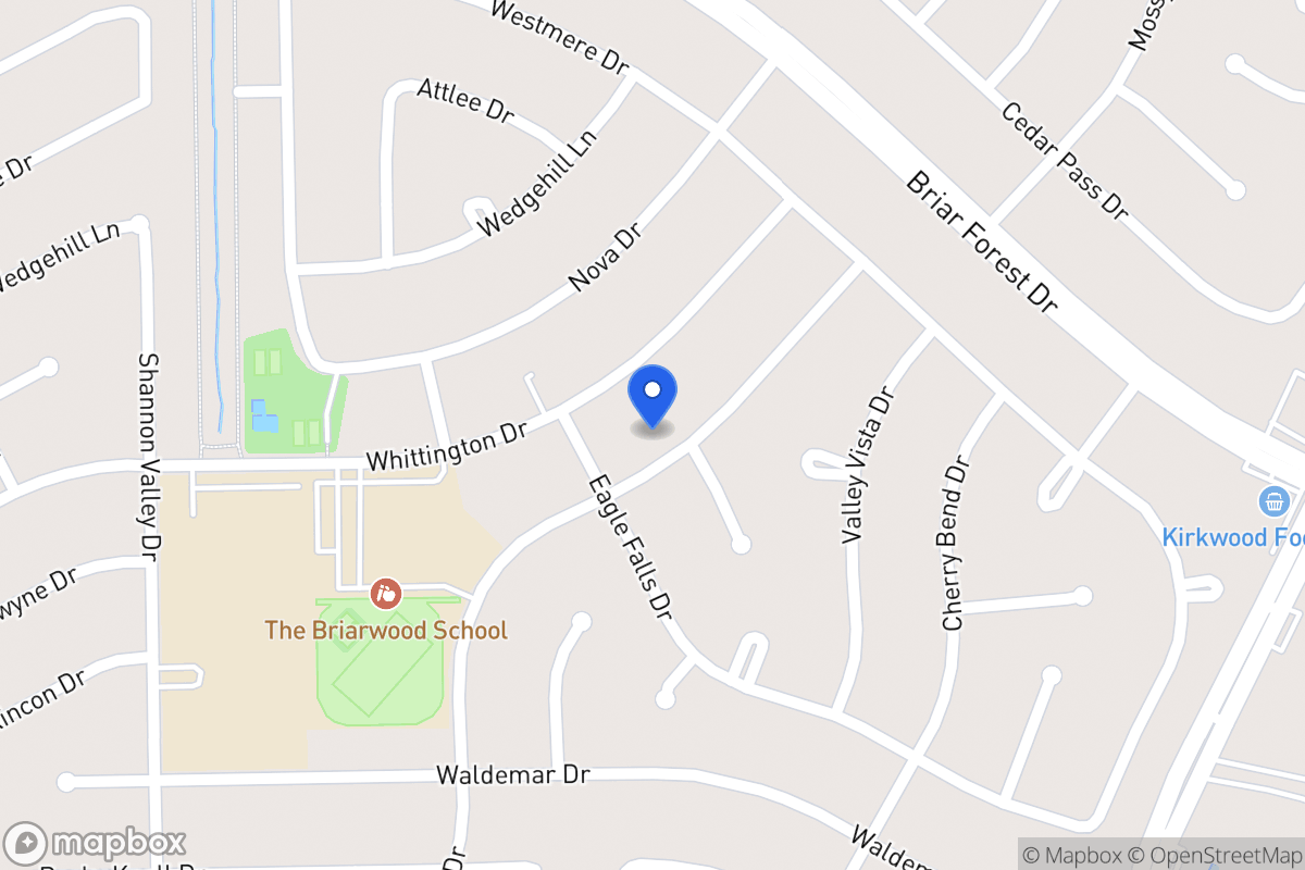 Map of 12046 Sugar Springs Dr, Houston