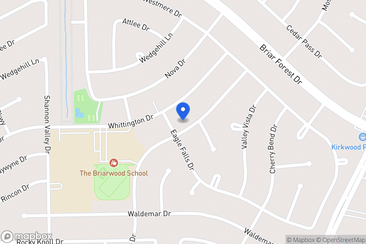 Map of 12050 Sugar Springs Dr, Houston