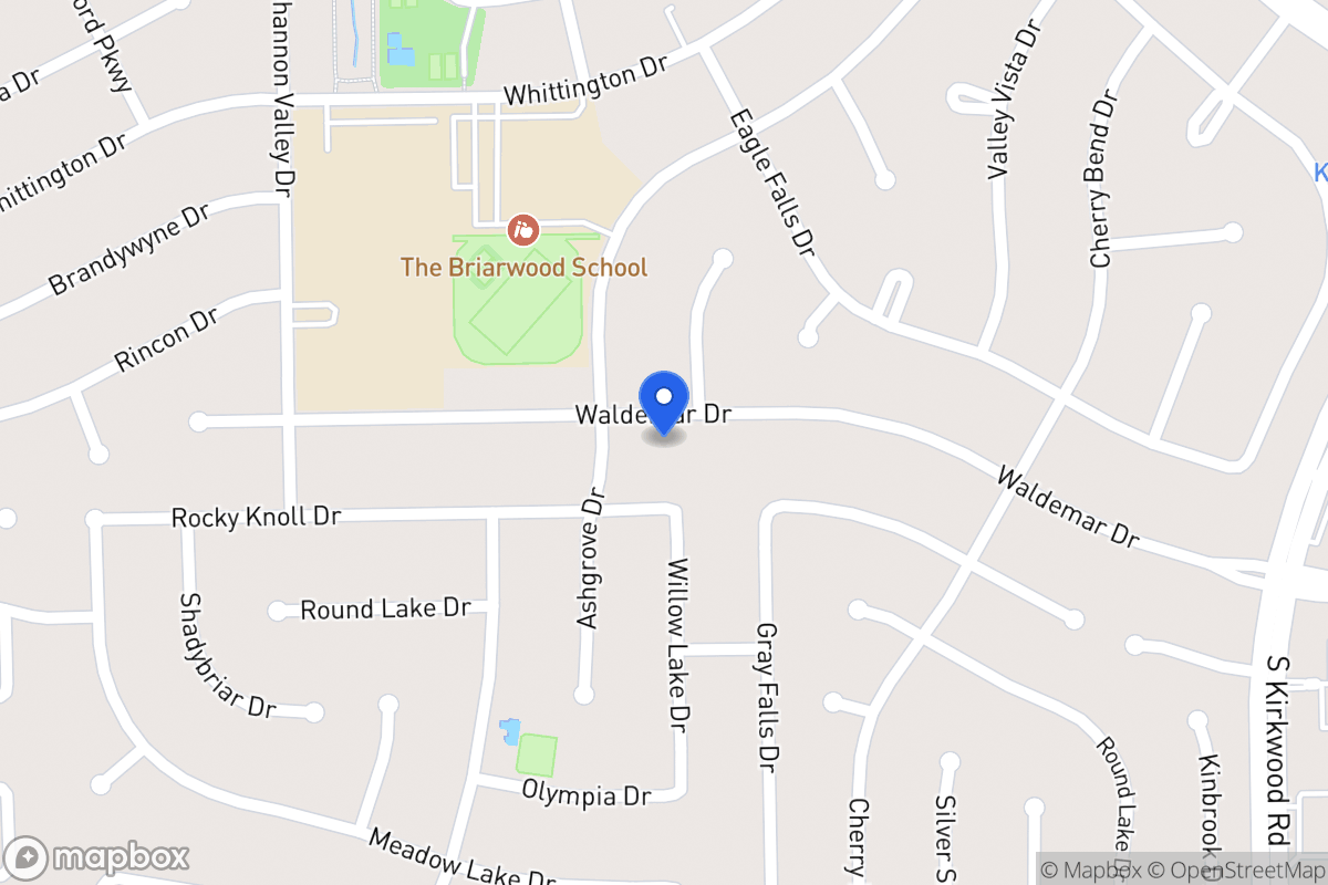Map of 12131 Waldemar Dr, Houston
